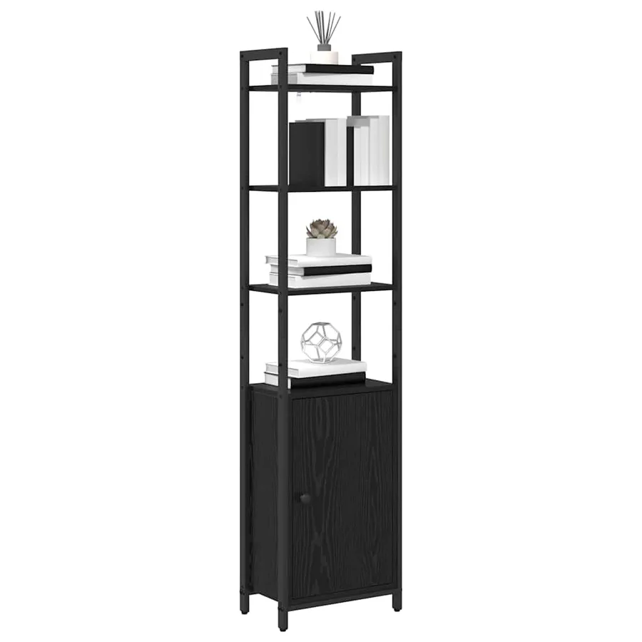 Bibliothèque Chêne noir 40 x 24 x 161 cm Bois d'ingénierie - 3