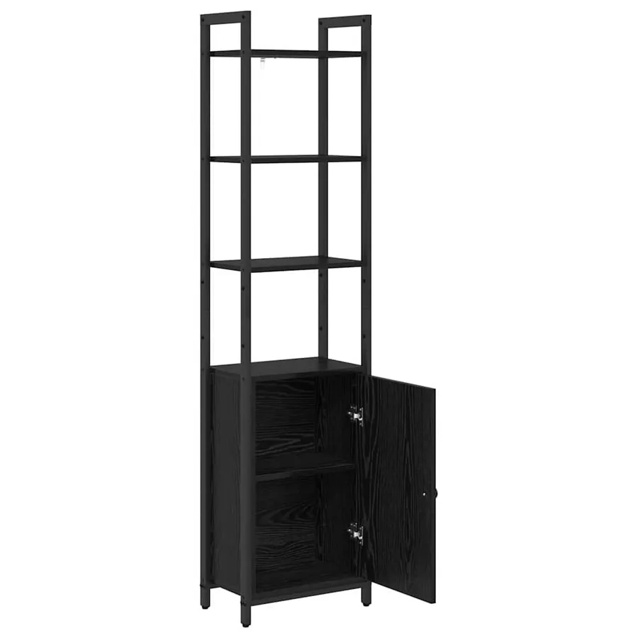 Bibliothèque Chêne noir 40 x 24 x 161 cm Bois d'ingénierie - 5