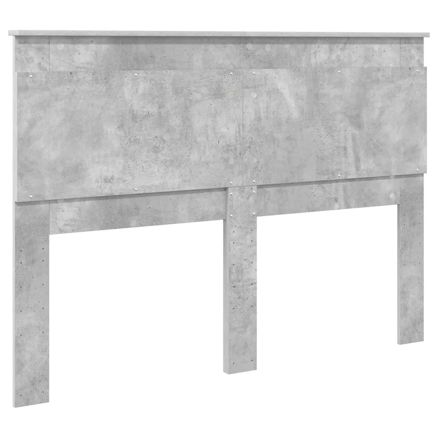 Tête de lit Gris béton 160 cm Bois d'ingénierie - 6