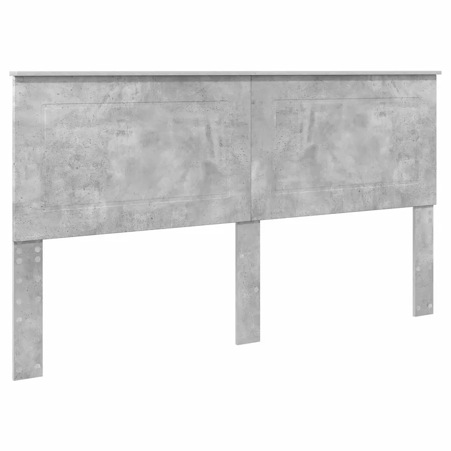 Lit de Rangement Gris béton 200 x 200 cm Bois d'ingénierie - 7