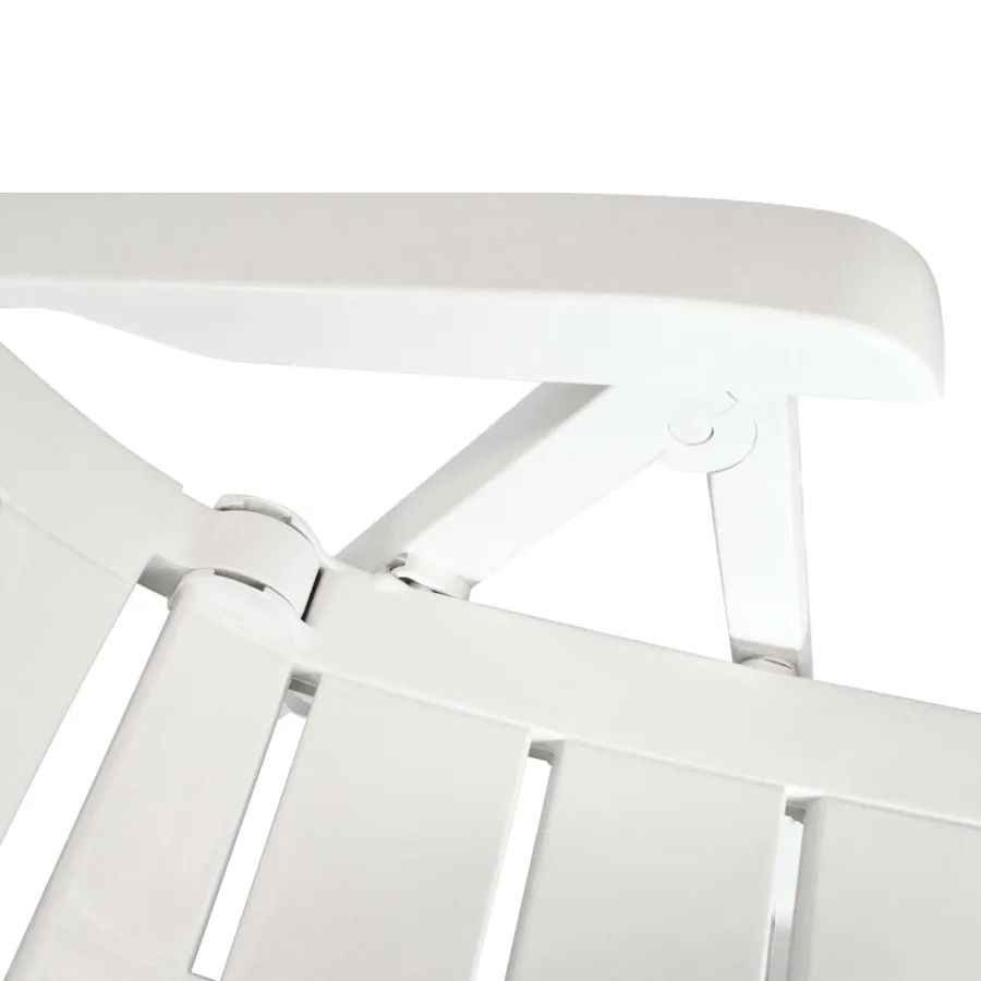 Ensemble à manger de jardin 3 pcs Blanc Polypropylène - 10