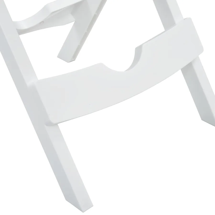 Ensemble à manger de jardin 3 pcs Blanc Polypropylène - 11