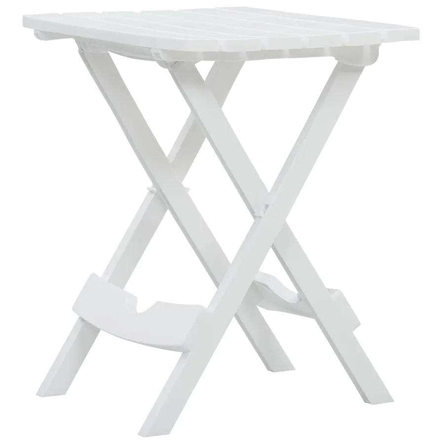 Ensemble à manger de jardin 3 pcs Blanc Polypropylène - 12