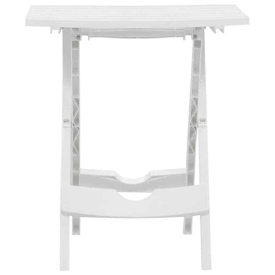 Ensemble à manger de jardin 3 pcs Blanc Polypropylène - 13