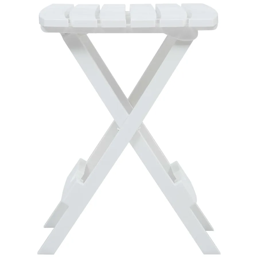 Ensemble à manger de jardin 3 pcs Blanc Polypropylène - 14
