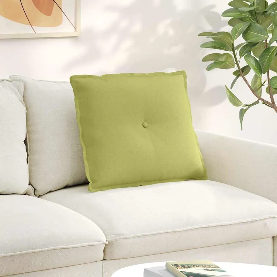 Coussin de Dos Vert clair 60 x 19 x 50 cm tissu