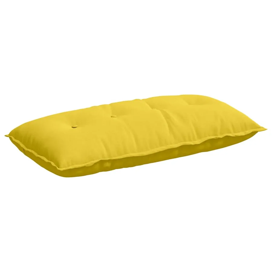 Coussin de Dos Jaune clair 100 x 19 x 50 cm tissu - 2