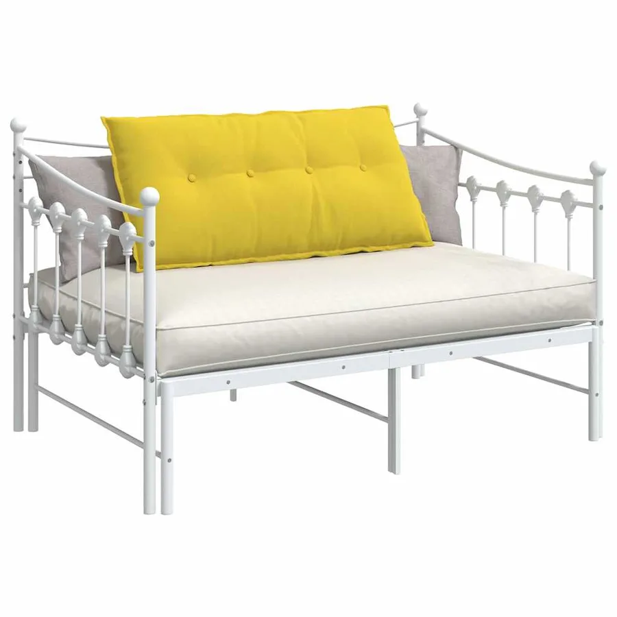 Coussin de Dos Jaune clair 100 x 19 x 50 cm tissu - 3