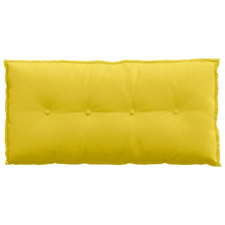 Coussin de Dos Jaune clair 100 x 19 x 50 cm tissu - 6