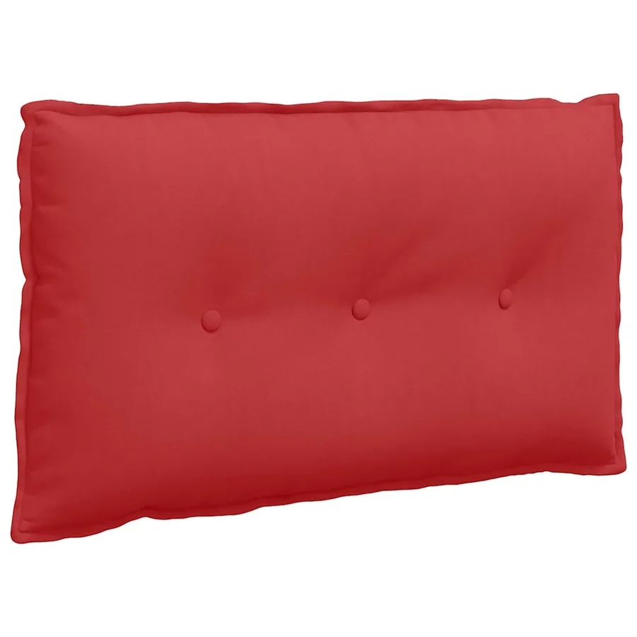 Coussin de Dos Rouge 80 x 19 x 50 cm tissu - 2