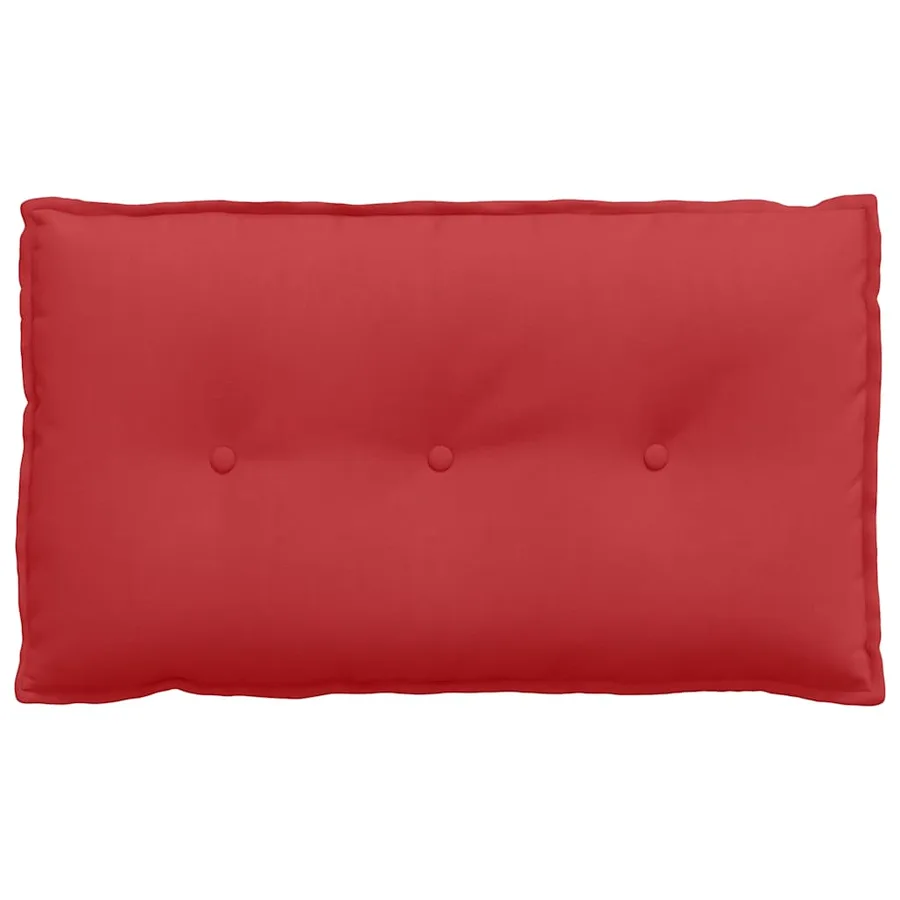 Coussin de Dos Rouge 80 x 19 x 50 cm tissu - 5
