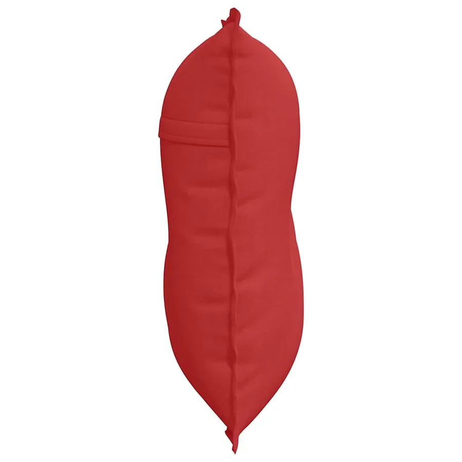 Coussin de Dos Rouge 80 x 19 x 50 cm tissu - 6