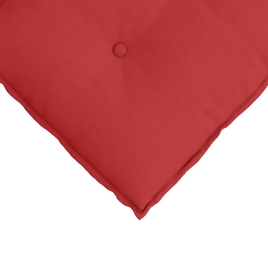 Coussin de Dos Rouge 80 x 19 x 50 cm tissu - 7