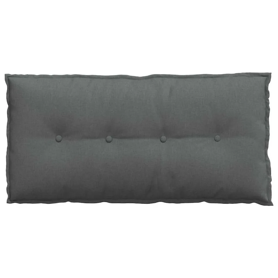 Coussin de Dos Gris foncé 100 x 19 x 50 cm tissu - 6