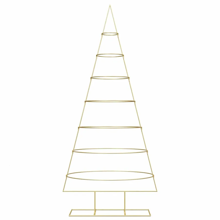 Arbre de Noël en métal Doré 209 cm Acier peint par poudre - 5