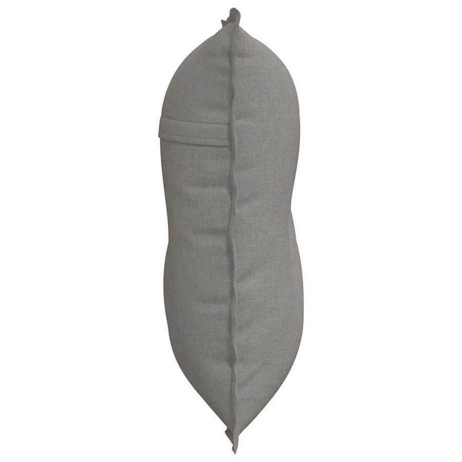 Coussin de Dos Taupe 80 x 19 x 50 cm tissu - 6