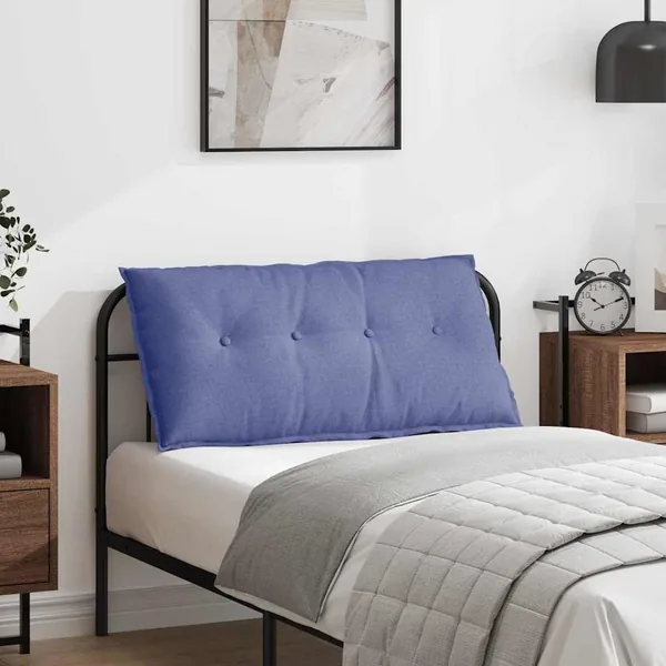 Coussin de Dos Bleu denim 100 x 19 x 50 cm tissu