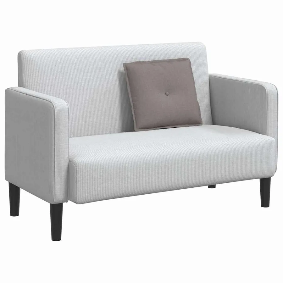 Coussin de Dos Taupe 50 x 19 x 45 cm tissu - 3