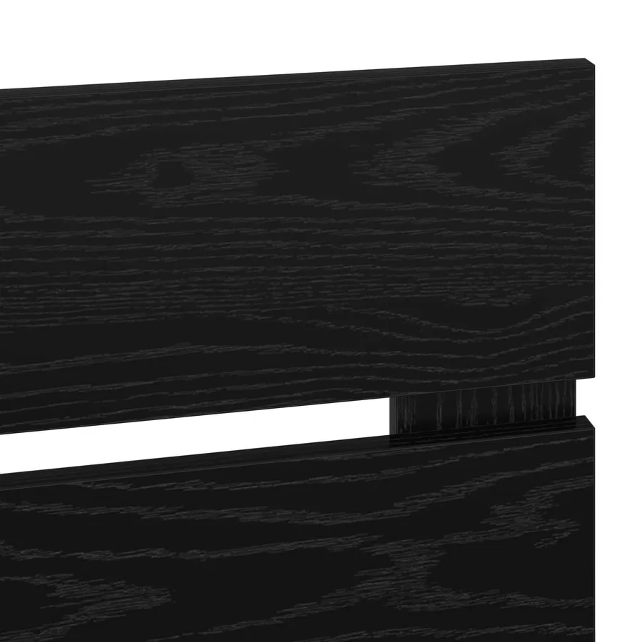 Tête de lit Chêne noir Bois d'ingénierie - 7
