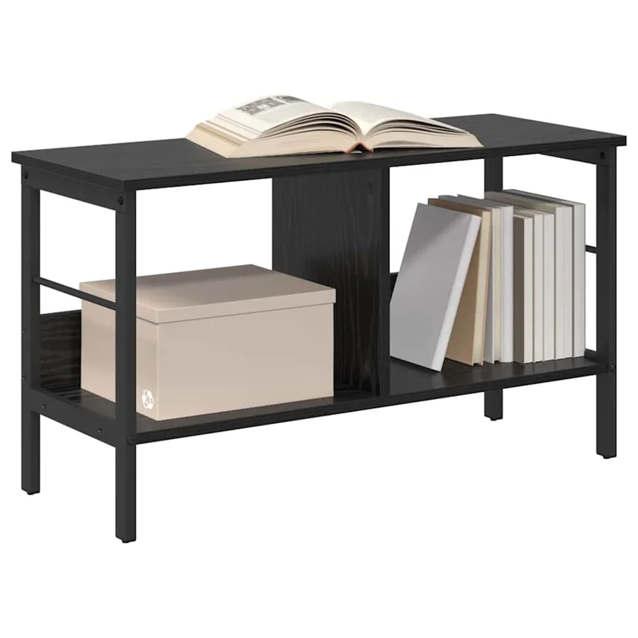 Étagère Chêne noir 82 x 32 x 47 cm Bois d'ingénierie - 3