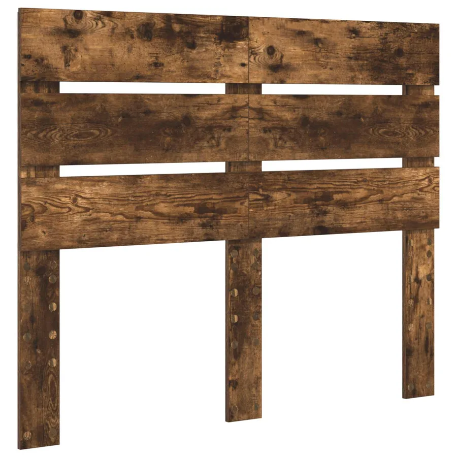 Cadre de lit Chêne fumé 135 x 190 cm Bois Ingénierie - 7