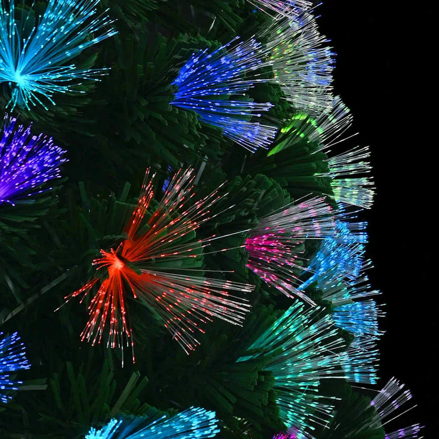 Sapin de Noël artificiel avec 160 LED Vert 150 cm PVC - 9