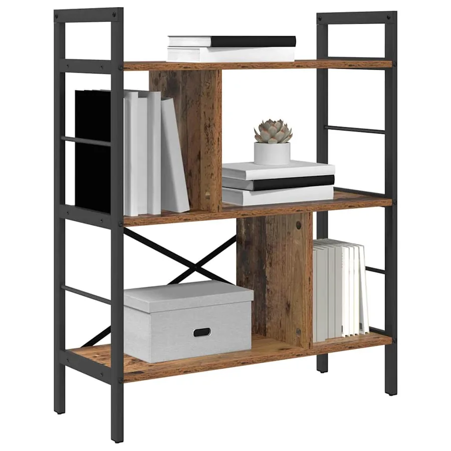 Étagère Bois Ancien 75 x 30 x 91 cm Bois d'ingénierie - 3
