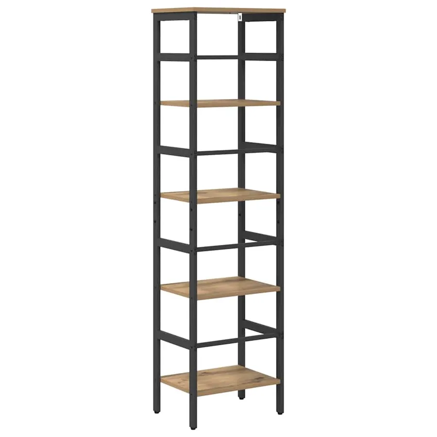 Étagère 4 niveaux 40 x 29,5 x 149 cm Bois d'ingénierie - 7