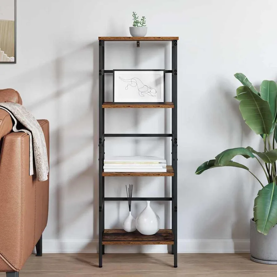 Étagère Bois Ancien 40 x 29,5 x 115 cm Bois d'ingénierie - 4