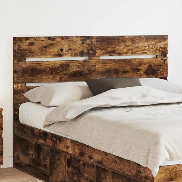 Tête de lit Chêne fumé Bois d'ingénierie