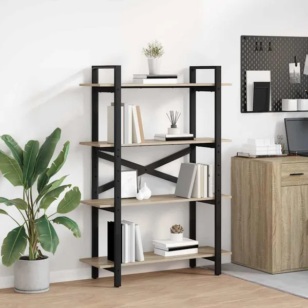 Étagère Chêne Sonoma 100 x 33,5 x 140 cm Bois d'ingénierie