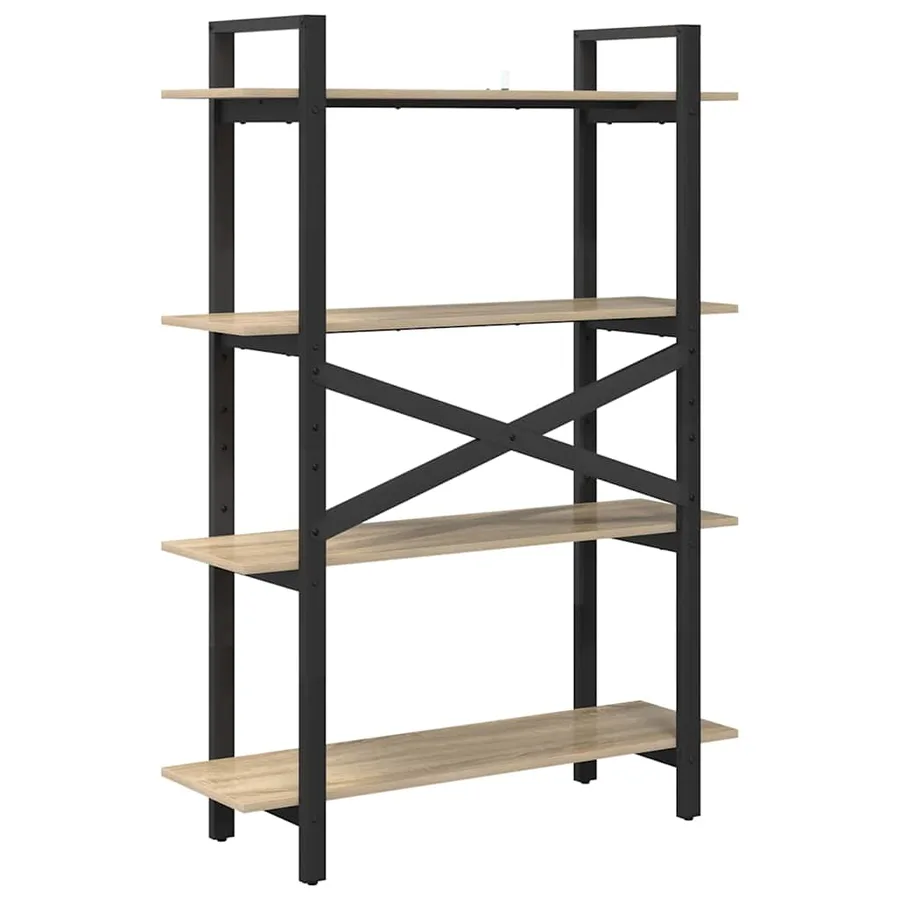Étagère Chêne Sonoma 100 x 33,5 x 140 cm Bois d'ingénierie - 7