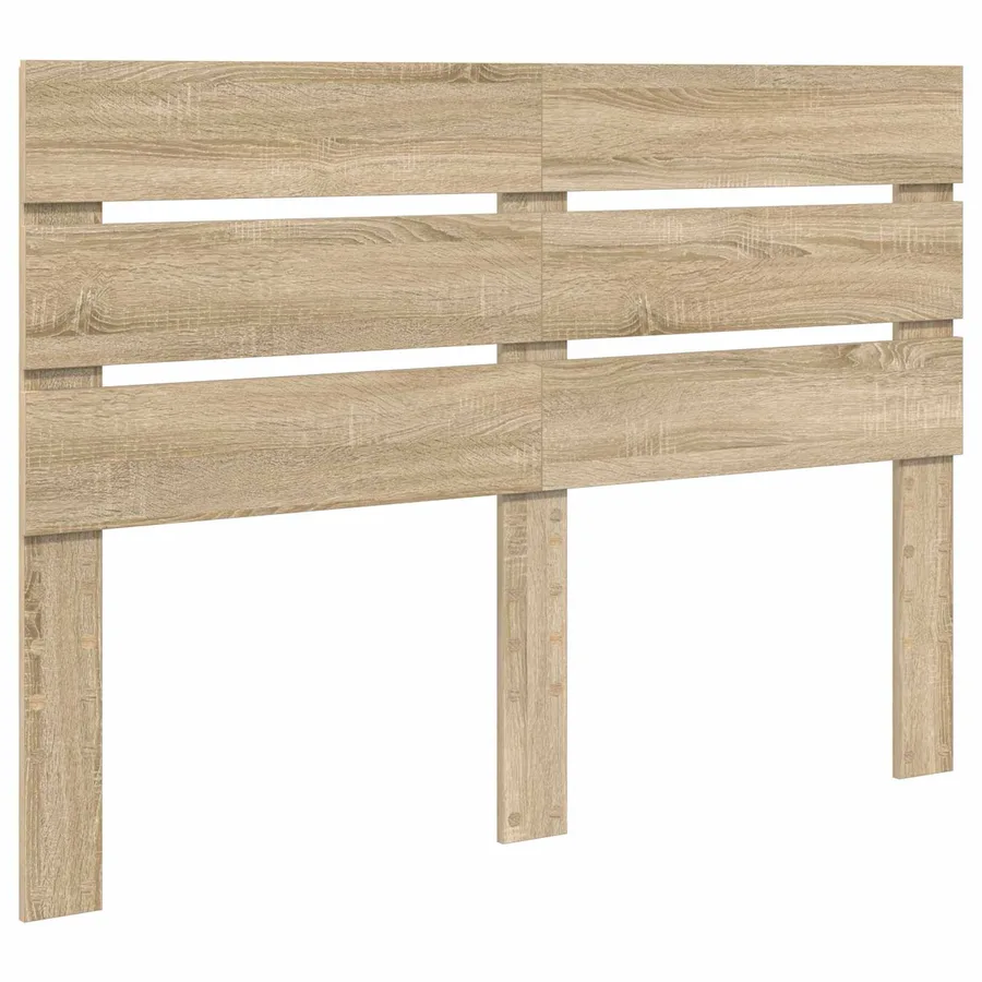 Cadre de lit Chêne Sonoma 150 x 200 cm Bois de pin massif - 6