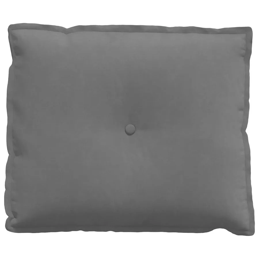 Coussin de Dos Gris foncé 60 x 50 cm Tissu en microfibre - 5