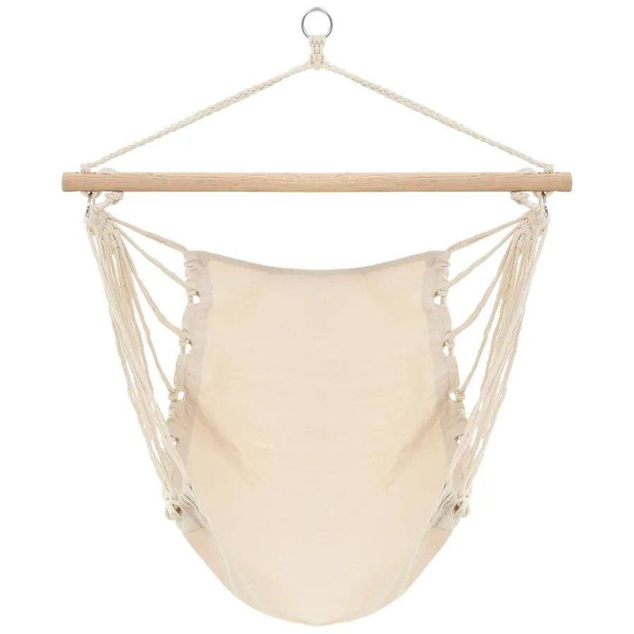 Hamac couleur crème 185 x 125 cm - 2