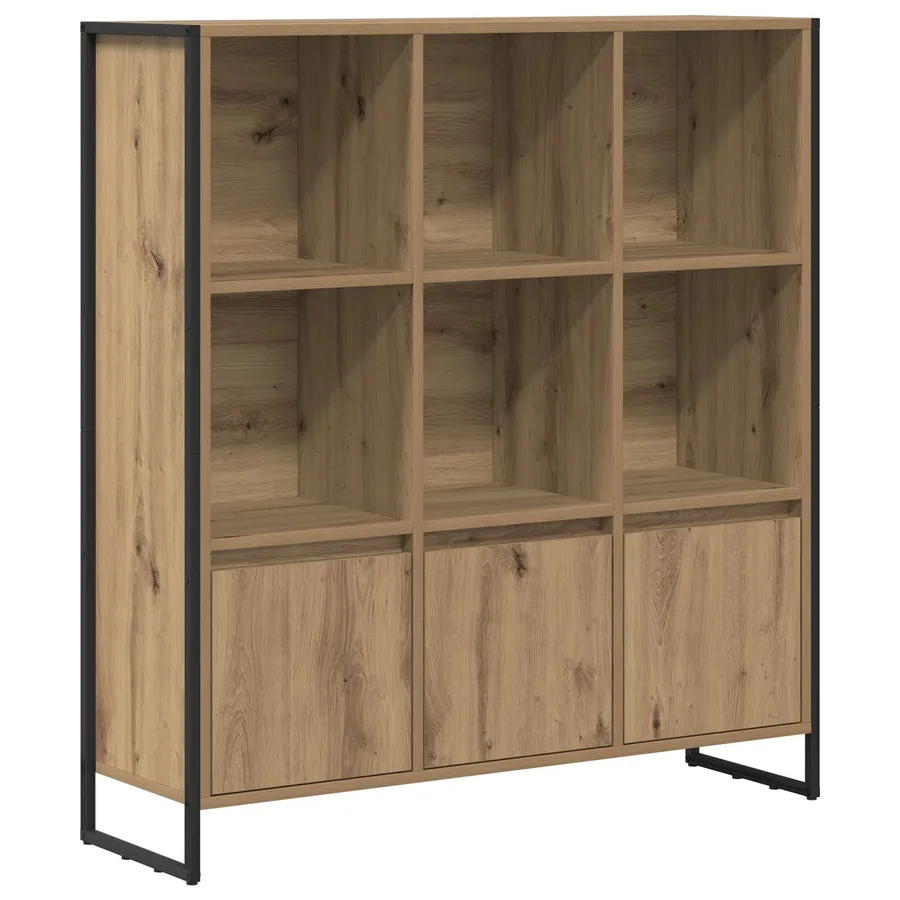 Bibliothèque 99,5 x 30 x 108 cm Bois d'ingénierie Chêne artisan - 2