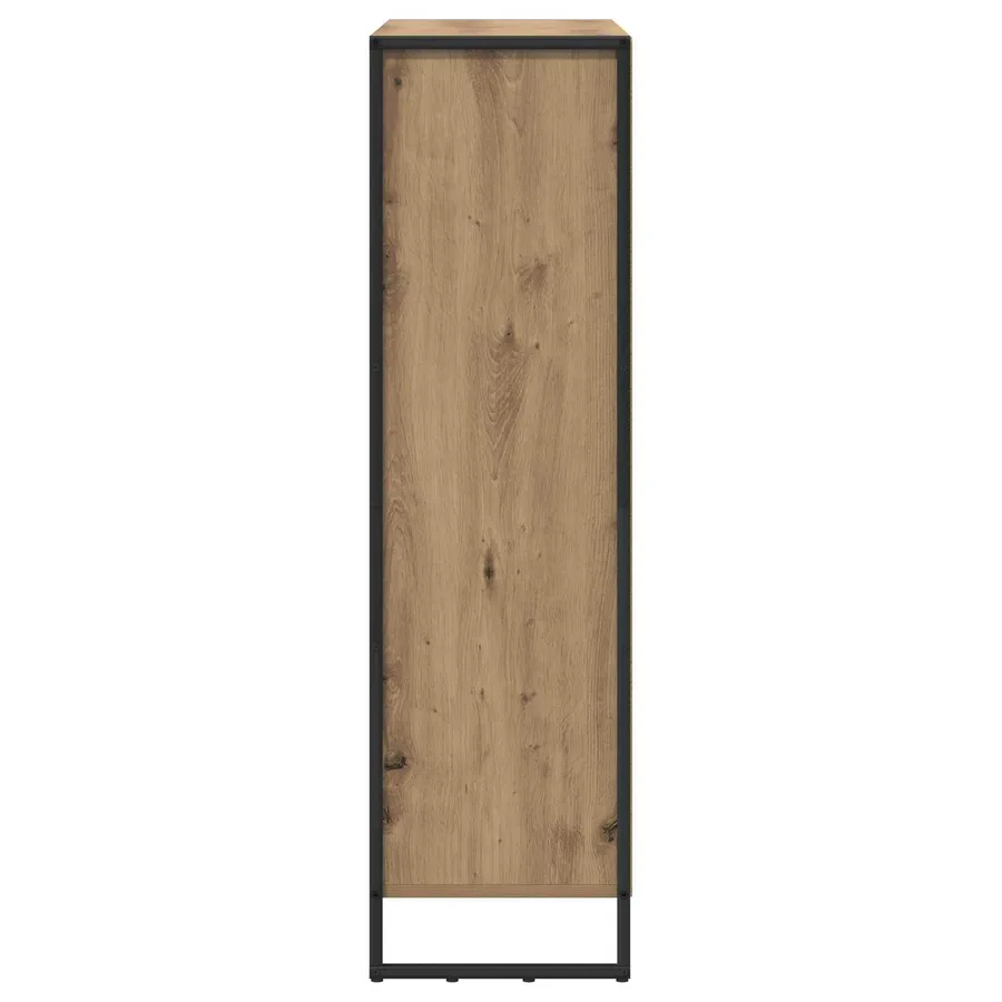 Bibliothèque 99,5 x 30 x 108 cm Bois d'ingénierie Chêne artisan - 7