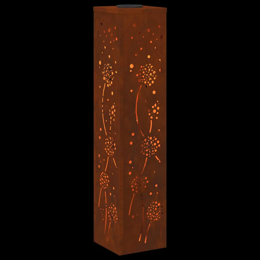 Lumière de chemin LED solaire 2 pcs Blanc chaud 18 x 18 x 80 cm - 13