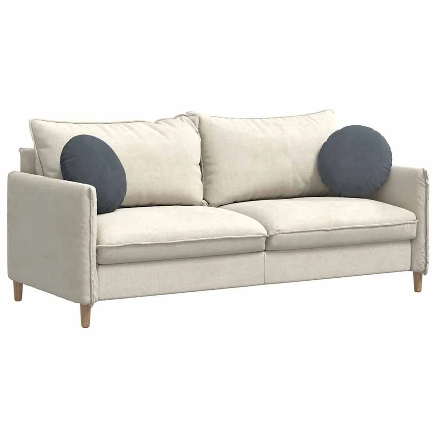 Coussins de siège 2 pcs Gris foncé Ø 40 x 13 cm Velours - 3