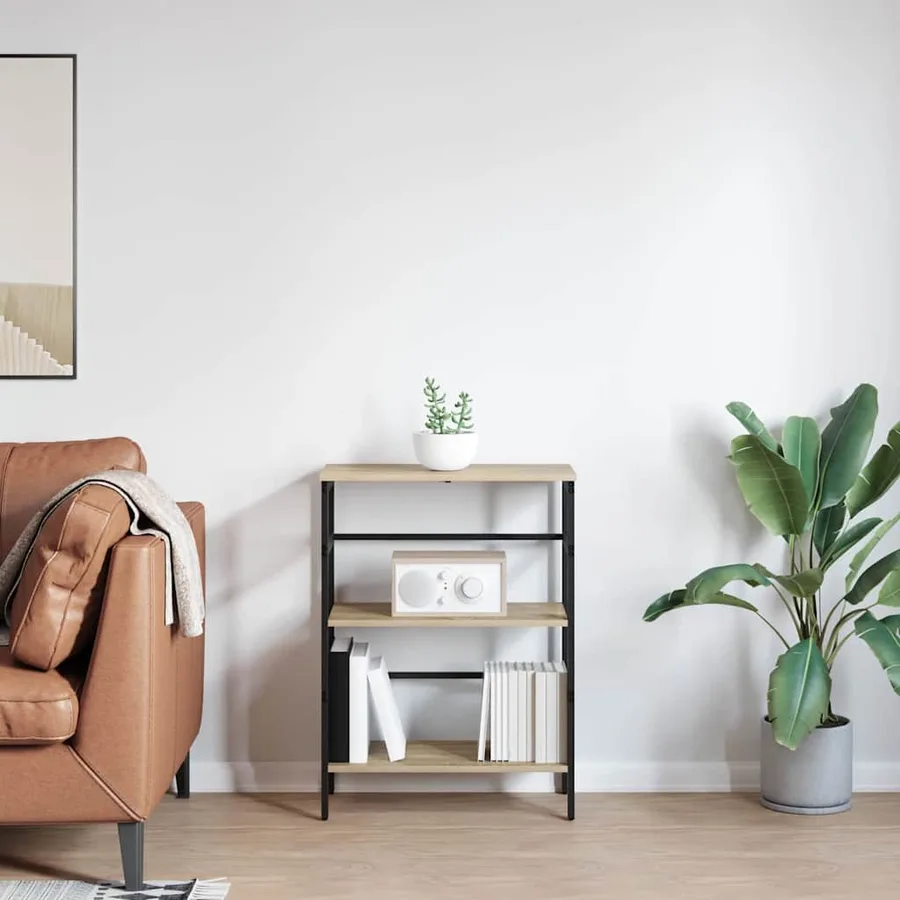 Étagère Chêne Sonoma 60 x 29,5 x 81 cm Bois d'ingénierie - 4
