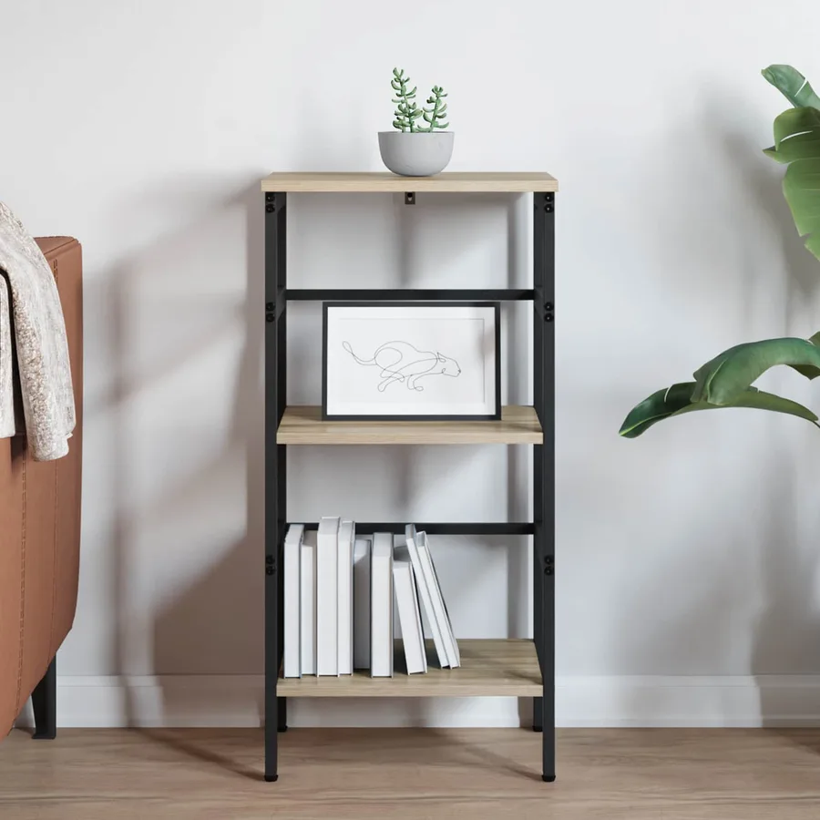 Étagère Chêne Sonoma 40 x 29,5 x 81 cm Bois d'ingénierie - 4