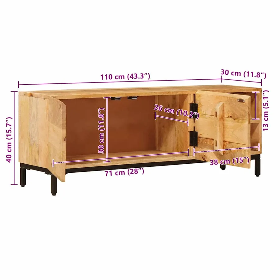 Armoires de rangement avec étagère Marron 110 x 30 x 40 cm - 13