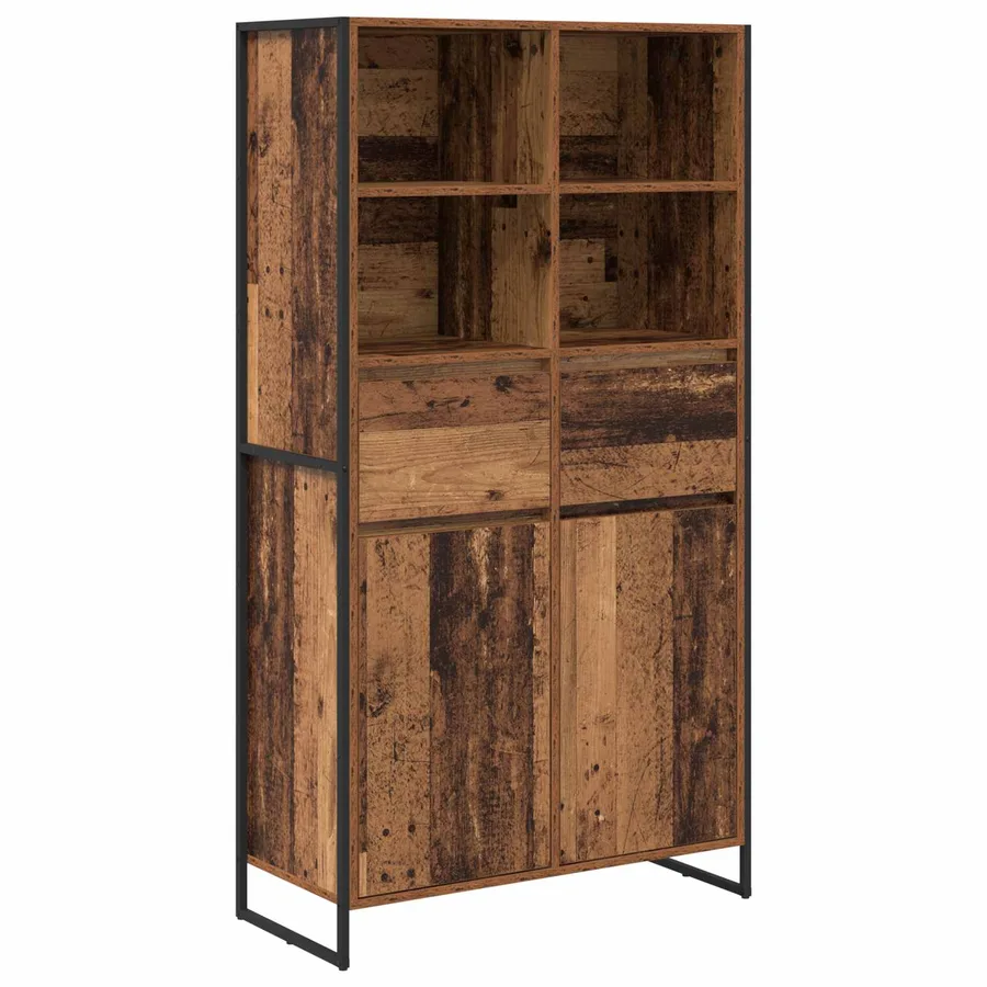 Buffet Bois Ancien 81 x 36 x 150.5 cm Bois d'ingénierie - 2