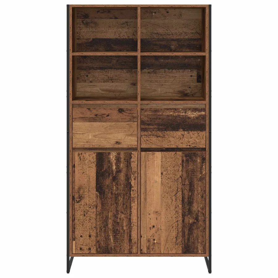 Buffet Bois Ancien 81 x 36 x 150.5 cm Bois d'ingénierie - 6
