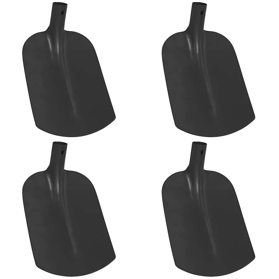 Tête de pelle 4 pcs Noir 34,5 x 24 cm Acier enduit de poudre - 2
