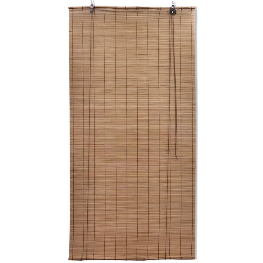 Store roulant en bambou 140x220 cm Marron - 3