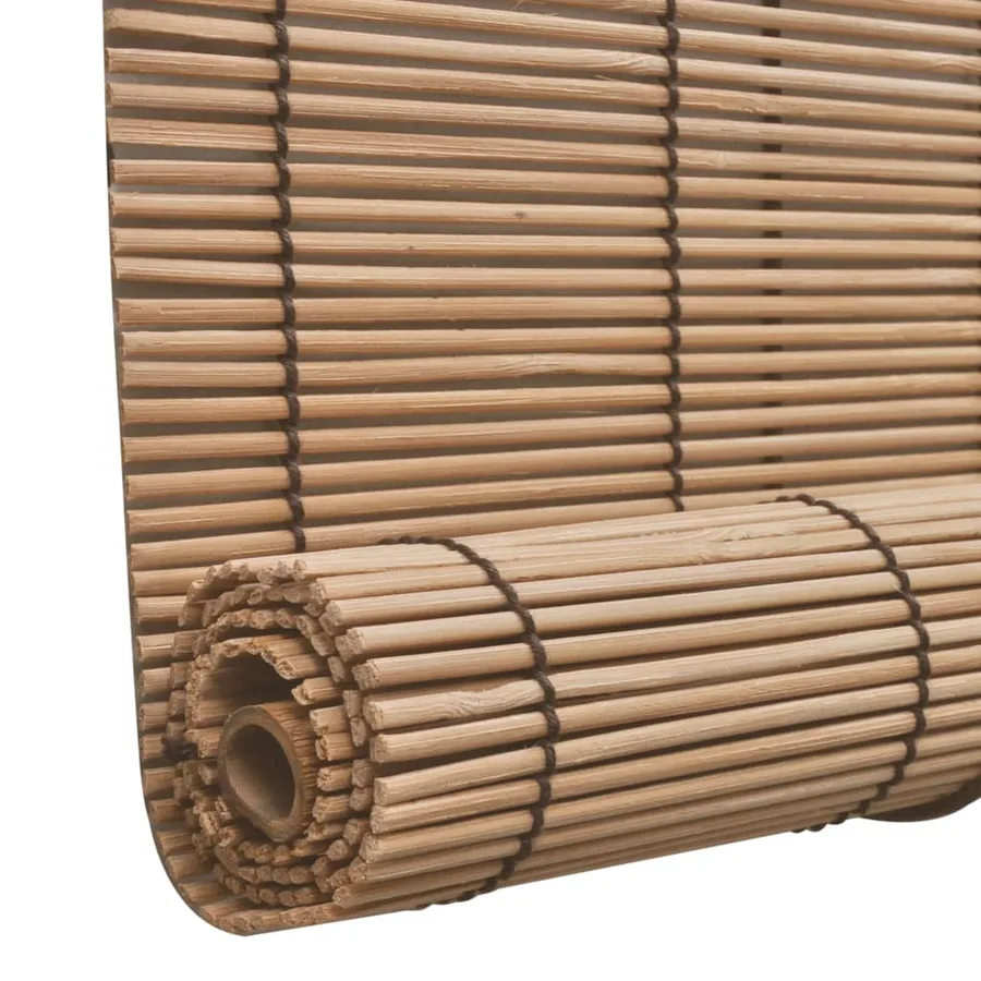 Store roulant en bambou 140x220 cm Marron - 5