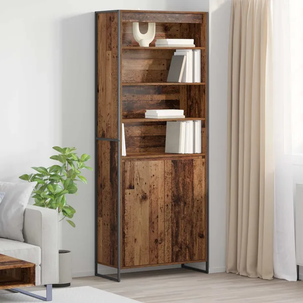 Armoires Hautes Bois Ancien 79 x 36 x 200 cm Bois d'ingénierie