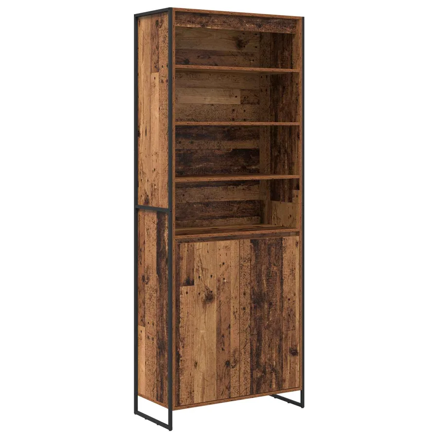 Armoires Hautes Bois Ancien 79 x 36 x 200 cm Bois d'ingénierie - 2