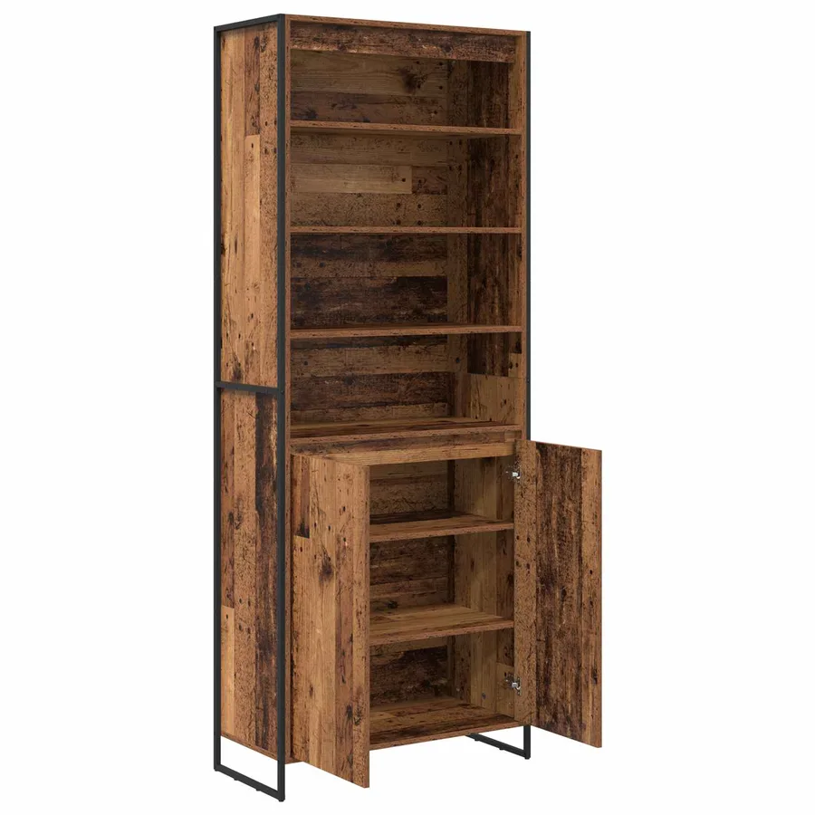 Armoires Hautes Bois Ancien 79 x 36 x 200 cm Bois d'ingénierie - 5